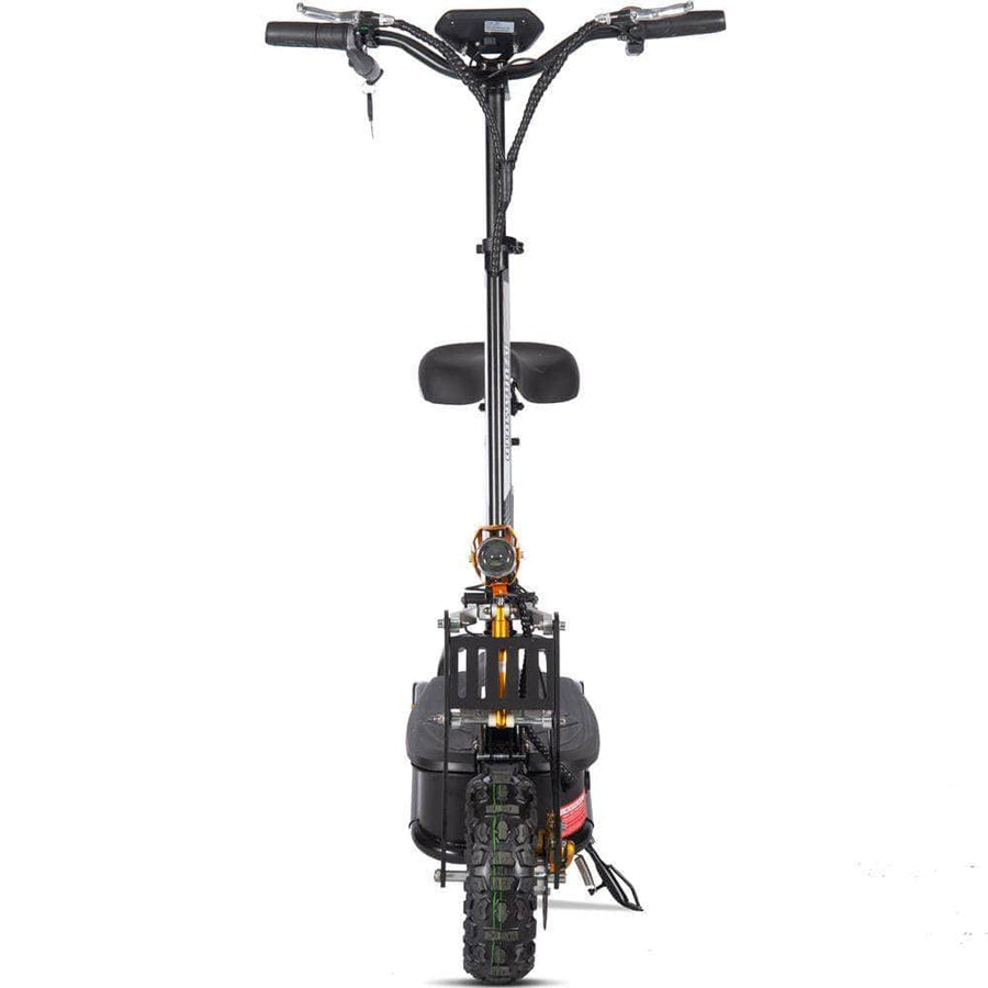 MotoTec Ares 48v 1600w Foldable Electric Scooter with removable seat