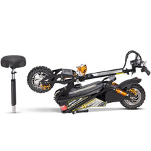 MotoTec Ares 48v 1600w Foldable Electric Scooter with removable seat