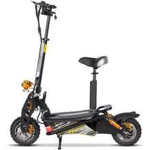 MotoTec Ares 48v 1600w Foldable Electric Scooter with removable seat