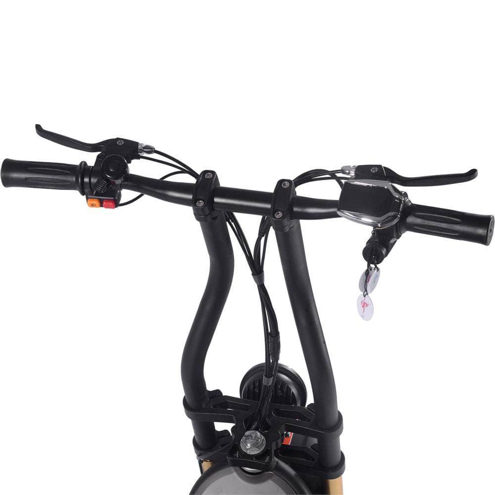 MOTOTEC Diablo 48v 1000w Lithium Fat Tire Electric Scooter - rear hub motor, large street tires