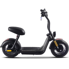 MOTOTEC Diablo 48v 1000w Lithium Fat Tire Electric Scooter - rear hub motor, large street tires