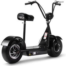MotoTec FatBoy 48v 800w Electric Scooter - hub motor, wide saddle seat, fat tire