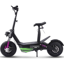 MotoTec Mars 48v 2500w Fat Tire Folding Electric Scooter - brushless motor, full suspension, dual headlights