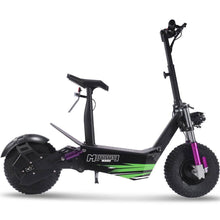 MotoTec Mars 48v 2500w Fat Tire Folding Electric Scooter - brushless motor, full suspension, dual headlights