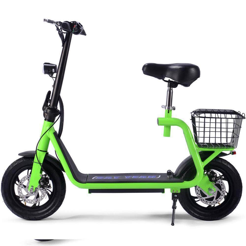 MotoTec Metro 36v 500w Lithium Electric Scooter - brushless rear hub motor