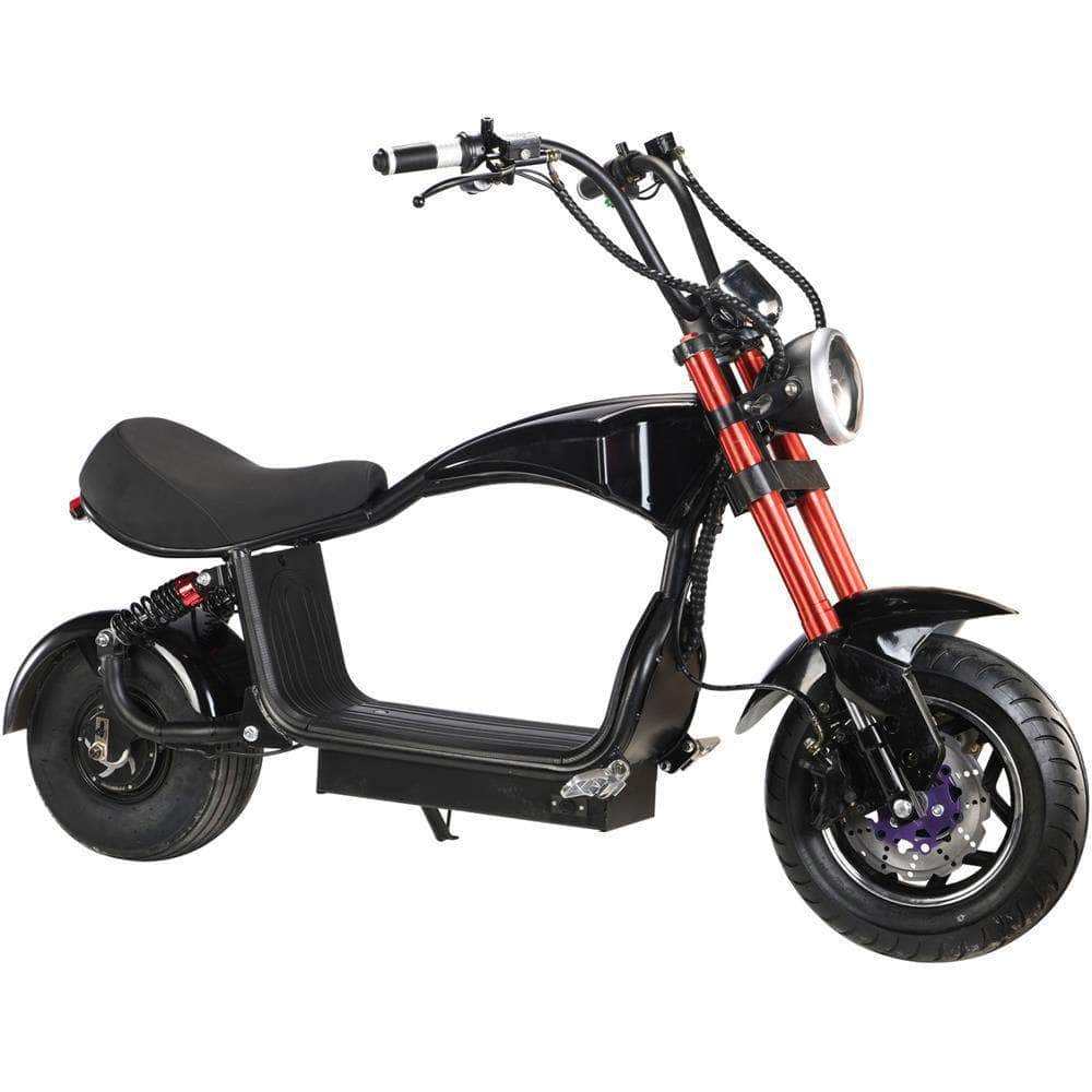 MotoTec Mini Lowboy 48v 800w Electric Scooter - full hydraulic brakes, fat tires