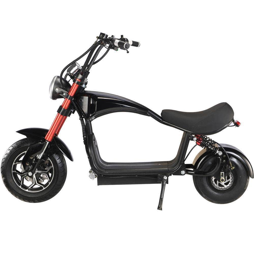 MotoTec Mini Lowboy 48v 800w Electric Scooter - full hydraulic brakes, fat tires