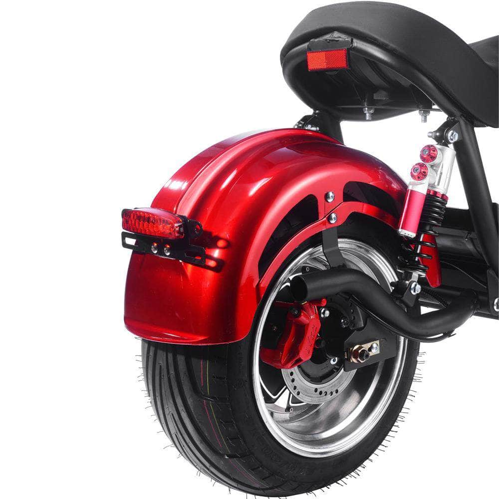 MotoTec Raven 60v 30ah 2500w Lithium Electric Scooter - hub motor (brushless), dual hydraulic brakes