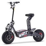 MotoTec Vulcan 48v 1600w Foldable Electric Scooter - seat included, fat tire, dual headlights