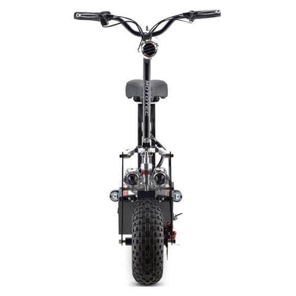 MotoTec Vulcan 48v 1600w Foldable Electric Scooter - seat included, fat tire, dual headlights