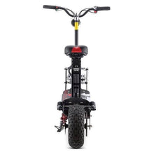 MotoTec Vulcan 48v 1600w Foldable Electric Scooter - seat included, fat tire, dual headlights
