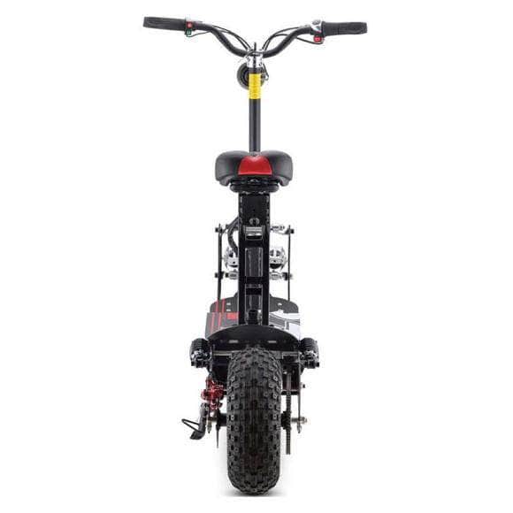 MotoTec Vulcan 48v 1600w Foldable Electric Scooter - seat included, fat tire, dual headlights