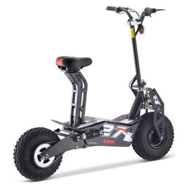 MotoTec Vulcan 48v 1600w Foldable Electric Scooter - seat included, fat tire, dual headlights