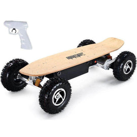 MotoTec 1600w Dirt Electric Skateboard DUAL MOTOR, 36V, 14Ah, wireless controller, 12-ply maple deck