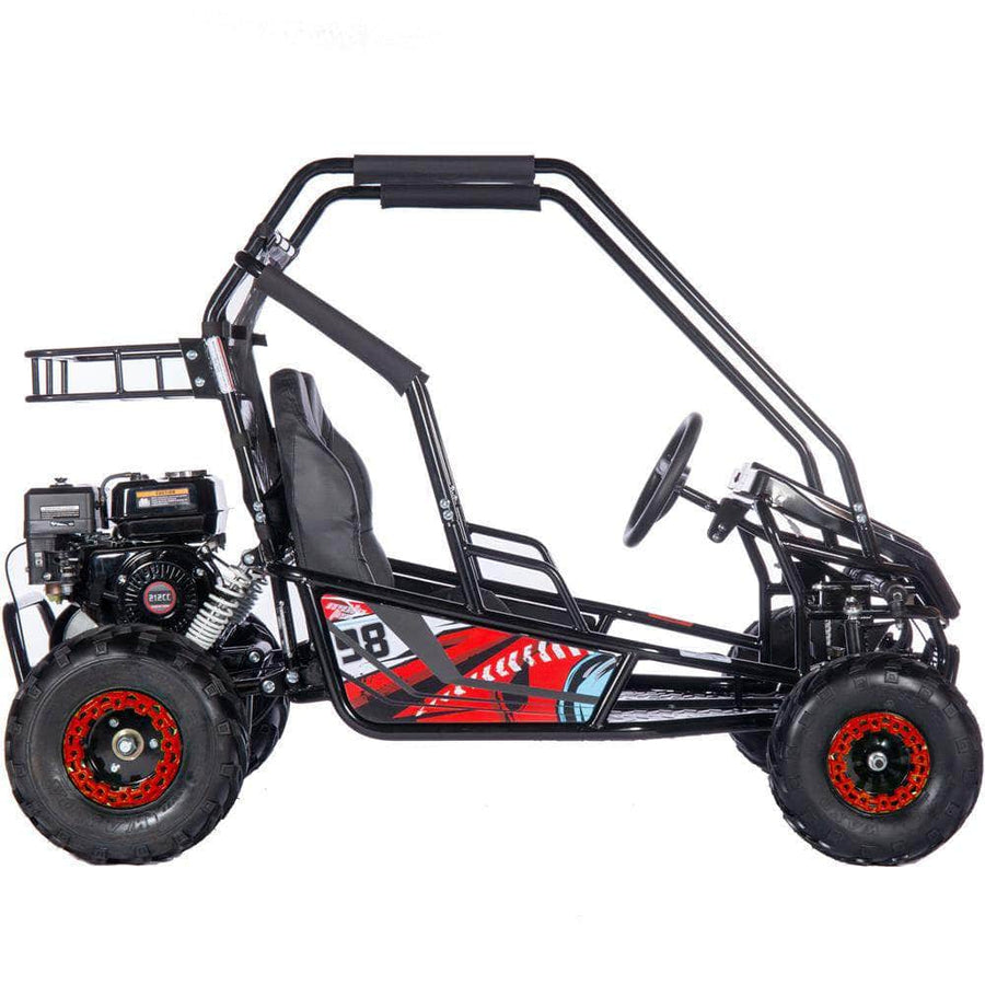Ships in 2026 - MotoTec Mud Monster XL 212cc 4-Stroke 2 Seat Go Kart, Full Suspension,  Hydraulic Brakes, Rider Weight upto 400 lbs