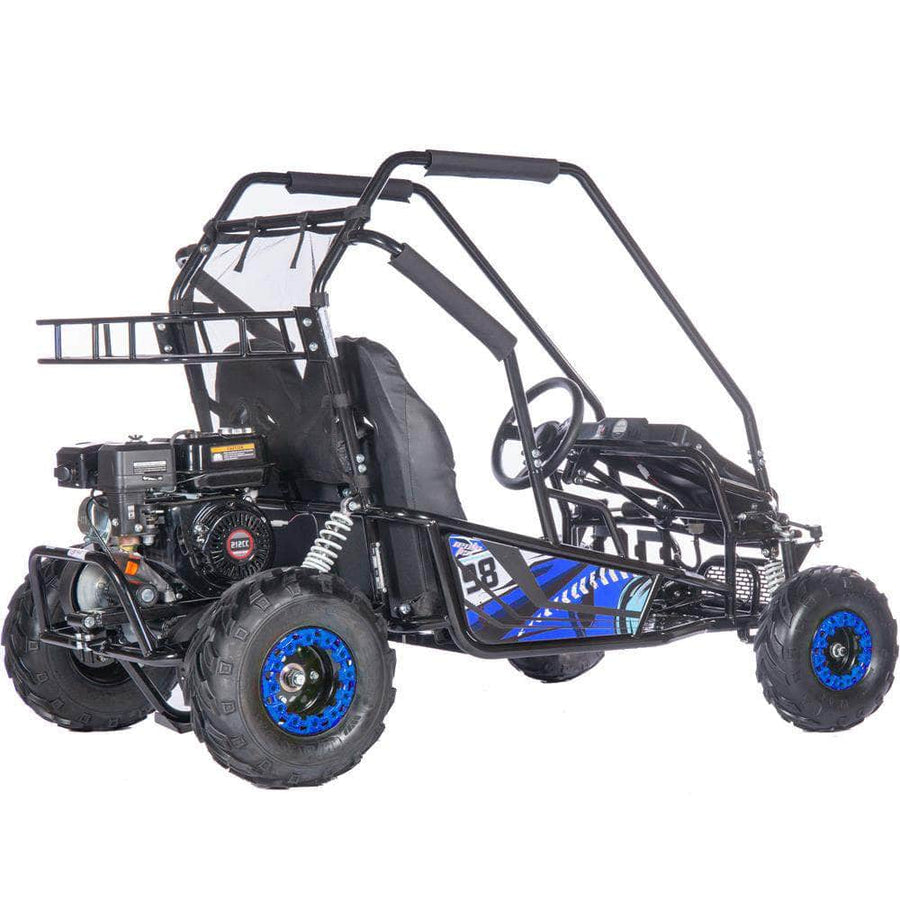 Ships in 2026 - MotoTec Mud Monster XL 212cc 4-Stroke 2 Seat Go Kart, Full Suspension,  Hydraulic Brakes, Rider Weight upto 400 lbs