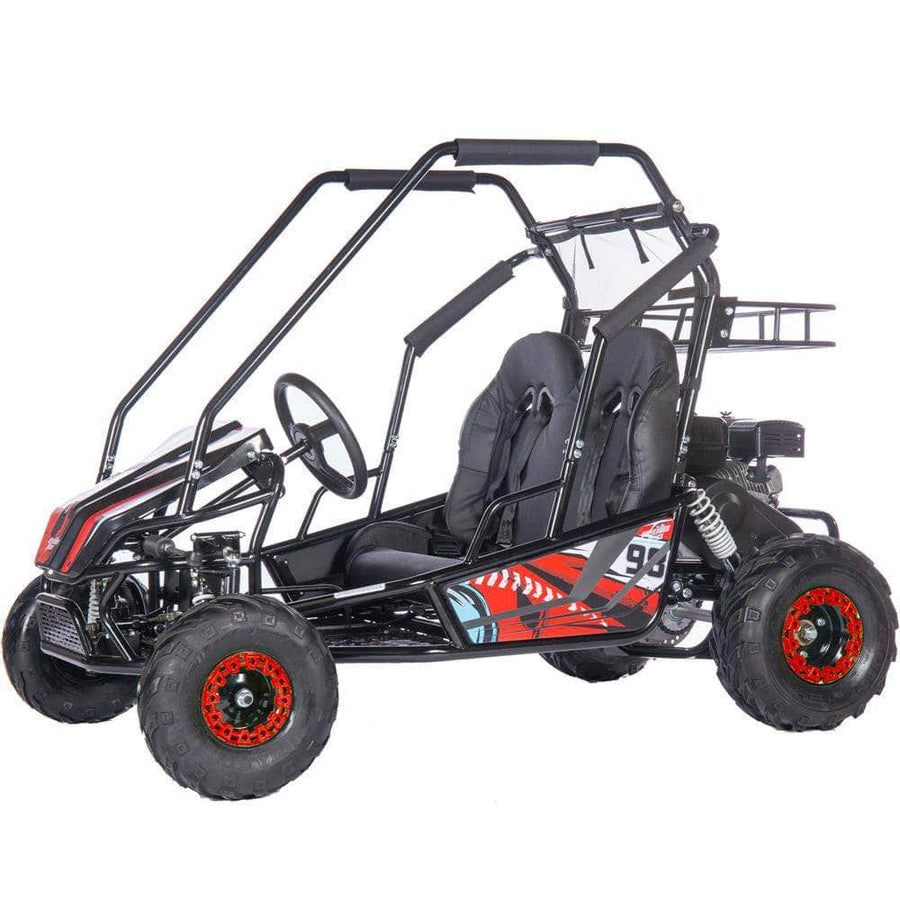 Ships in 2026 - MotoTec Mud Monster XL 212cc 4-Stroke 2 Seat Go Kart, Full Suspension,  Hydraulic Brakes, Rider Weight upto 400 lbs