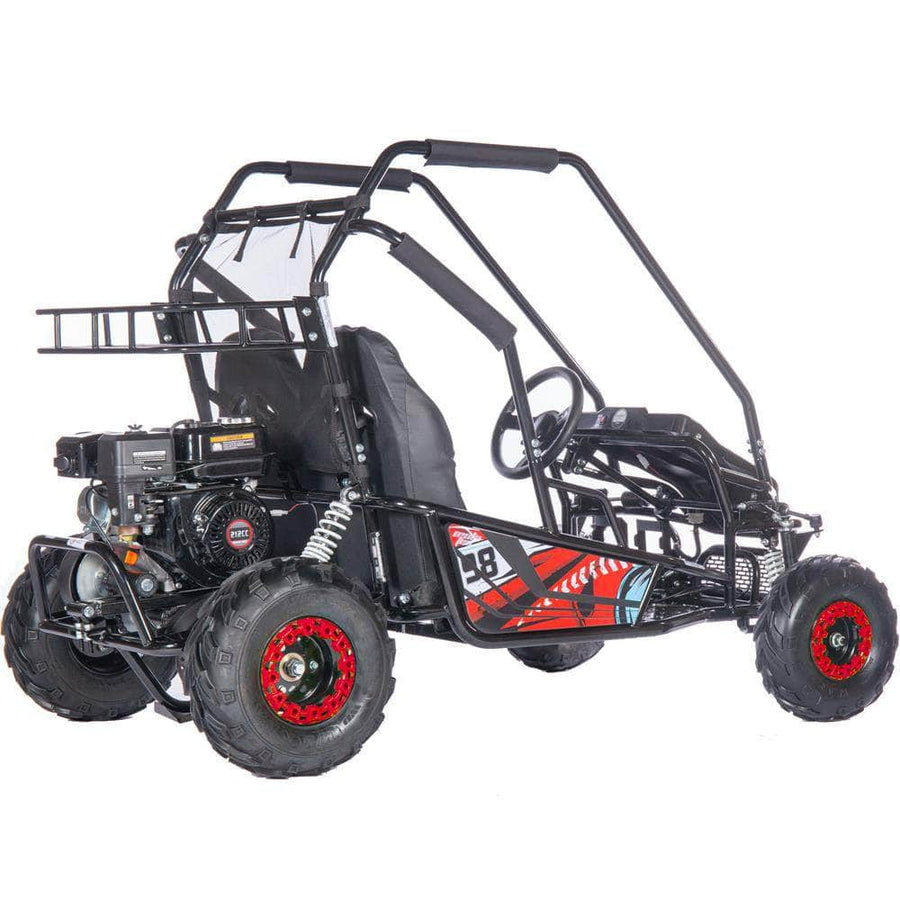 Ships in 2026 - MotoTec Mud Monster XL 212cc 4-Stroke 2 Seat Go Kart, Full Suspension,  Hydraulic Brakes, Rider Weight upto 400 lbs