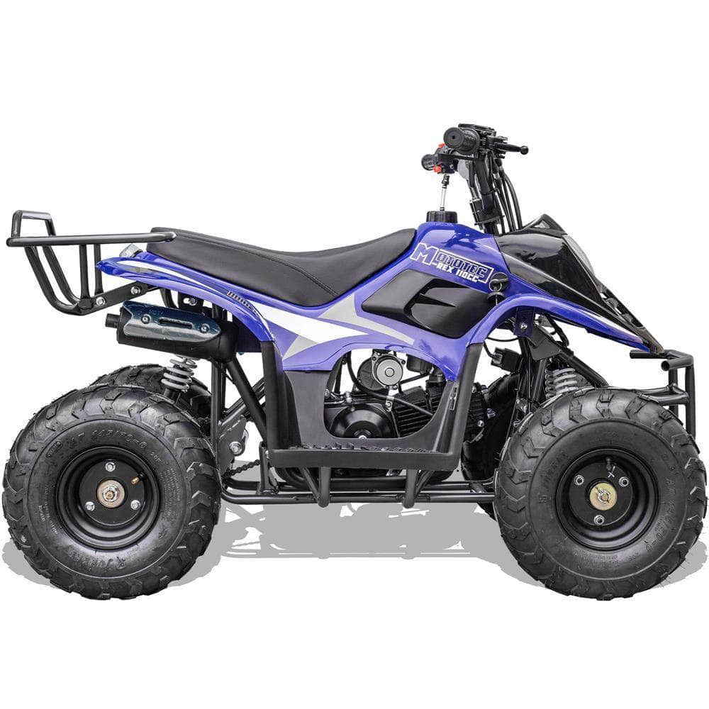 Ships in 2026 - MotoTec Rex 110cc 4-Stroke Kids Gas ATV - full suspension