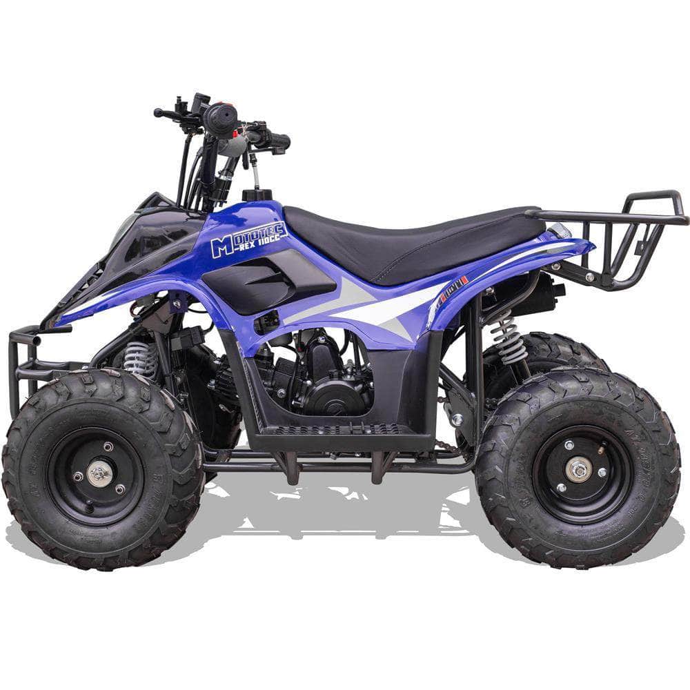 Ships in 2026 - MotoTec Rex 110cc 4-Stroke Kids Gas ATV - full suspension
