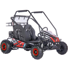 Mototec Gas Powered Red MotoTec Mud Monster XL 212cc 2 Seat Go Kart Full Suspension