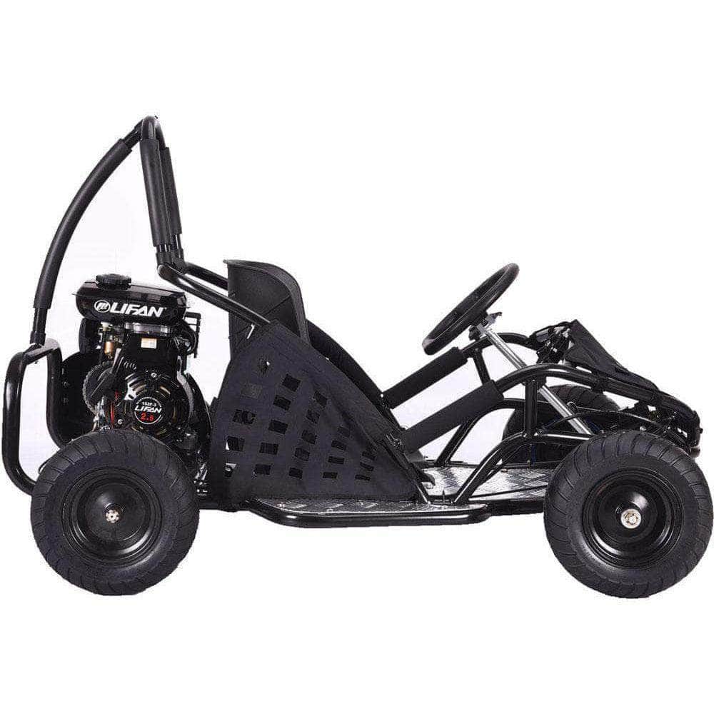 Mototec Go Kart Black MotoTec 79cc Off Road Go Kart