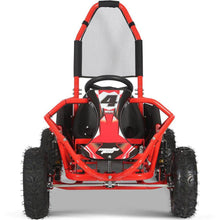Ships in 2026 - MotoTec Mud Monster Kids Gas Powered 4-stroke 98cc Go Kart - full suspension