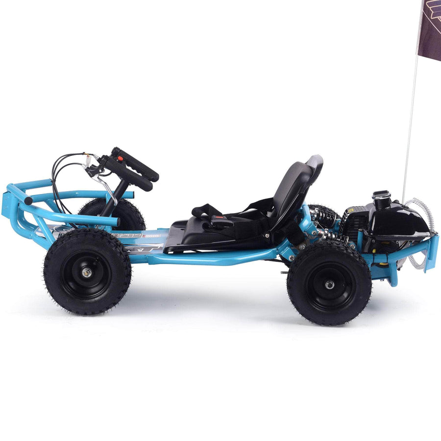 MotoTec Sandman Kids Gas Powered 2-stroke 52cc Go Kart