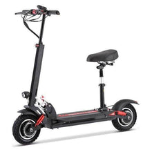 Load image into Gallery viewer, MotoTec Thor 60v 2400w Lithium Electric Scooter Black - dual hub motors, dual suspension, cruise control, 9 adjustable speeds