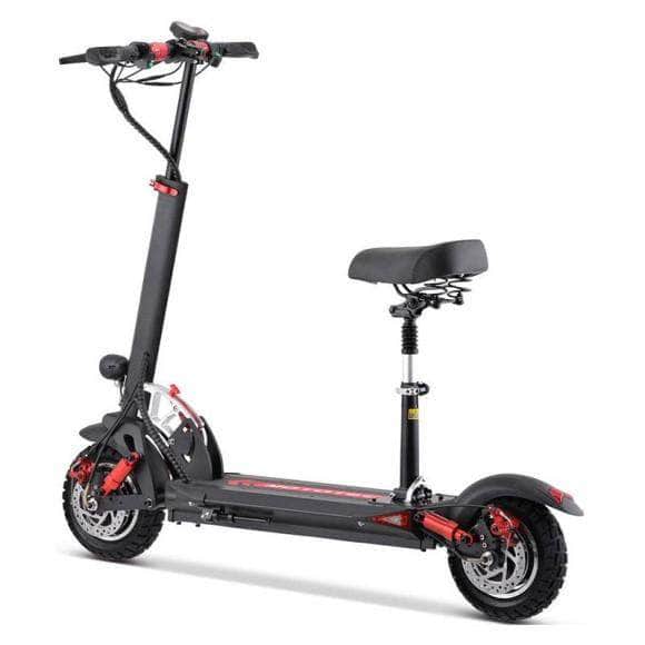 MotoTec Thor 60v 2400w Lithium Electric Scooter Black - dual hub motors, dual suspension, cruise control, 9 adjustable speeds