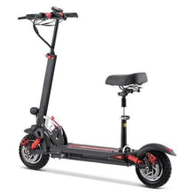 Load image into Gallery viewer, MotoTec Thor 60v 2400w Lithium Electric Scooter Black - dual hub motors, dual suspension, cruise control, 9 adjustable speeds