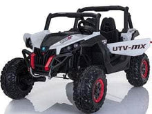 Load image into Gallery viewer, MotoTec USA White Mini Moto UTV 4x4 12v - 100% Financing Available