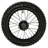 MotoTec Pro 1000 Dirt Bike Full Front Wheel 60/100-12 - MT-Dirt-Pro-1000-Front-Rim-Tire