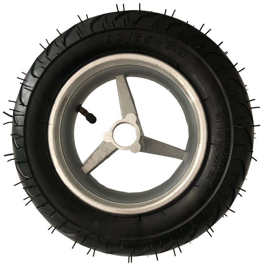 MotoTec Pocket/Mini Bike V2 Front Wheel Assembly 90mm - view 2
