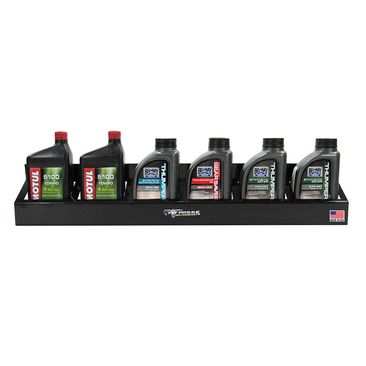 Pit Posse 6 Mount Oil Rack Black- Scratch and Dent product image