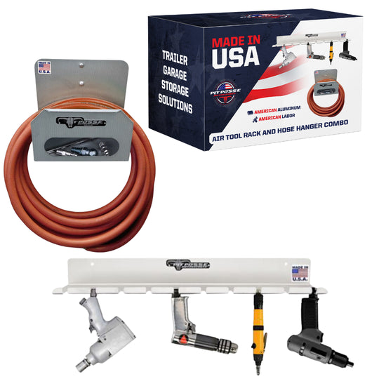Pit Posse Air Tool Rack and Hose Hanger Combo product image