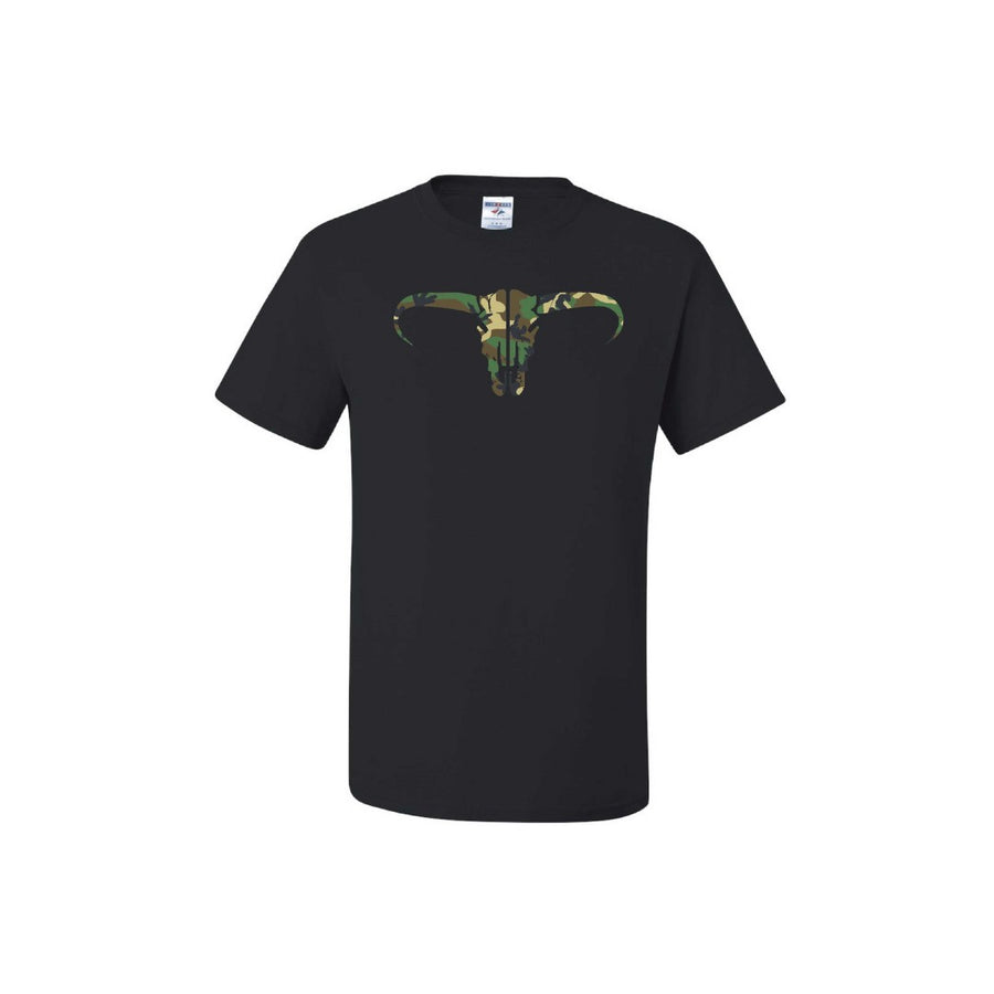 Pit Posse Camo Cow Head Tee product image