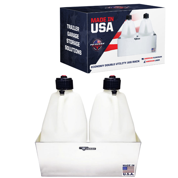 Pit Posse Double Fuel Jug Rack Economy product image
