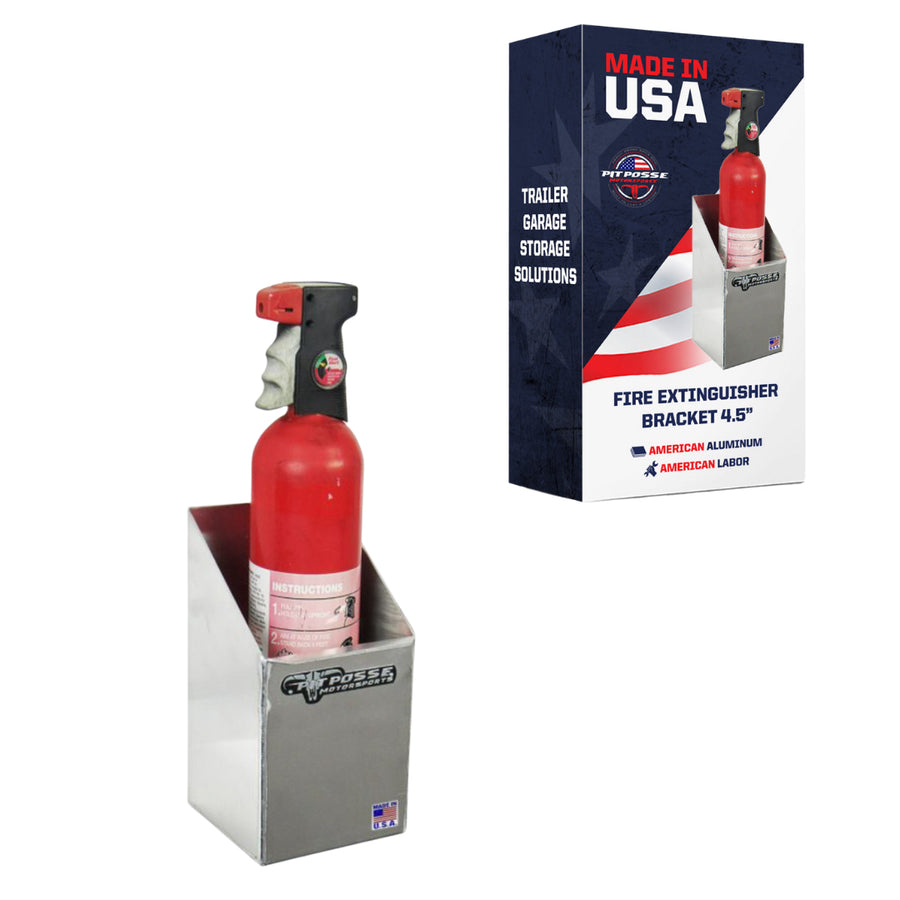 Pit Posse Fire Extinguisher Bracket 4.5 Rack product image