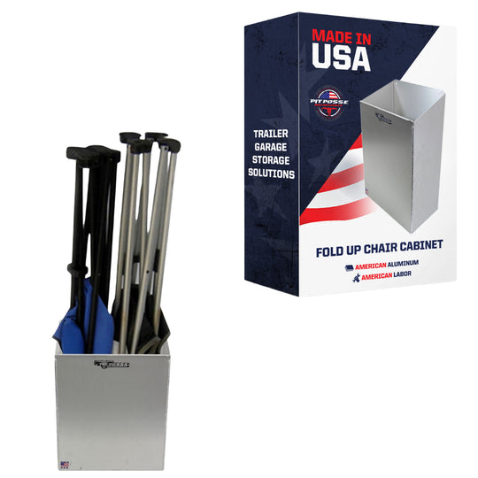 Pit Posse Fold Up Chair Holder Silver product image