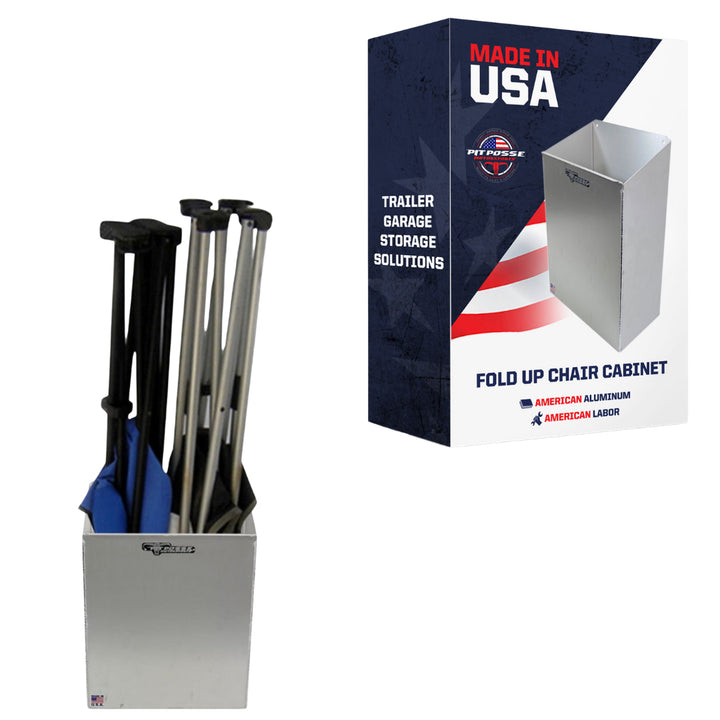 Pit Posse Fold Up Chair Holder Silver product image