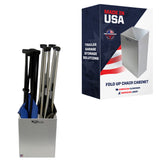 Pit Posse Fold Up Chair Holder Silver