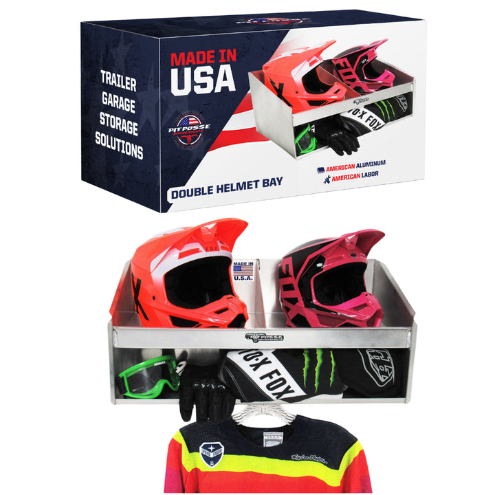 Pit Posse Helmet Bay Double Mount product image