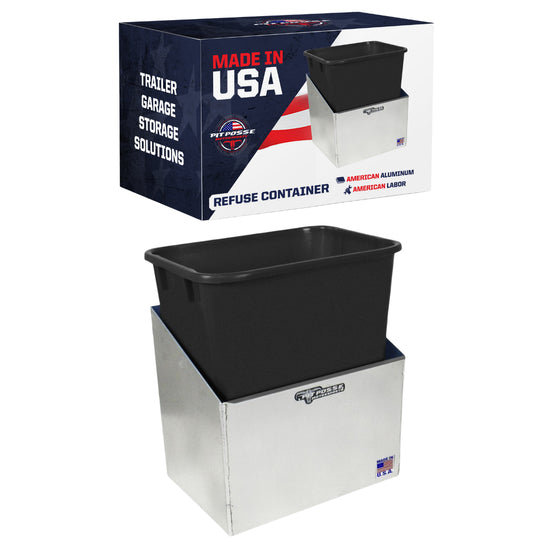 Pit Posse Refuse Container Silver- Scratch and Dent product image