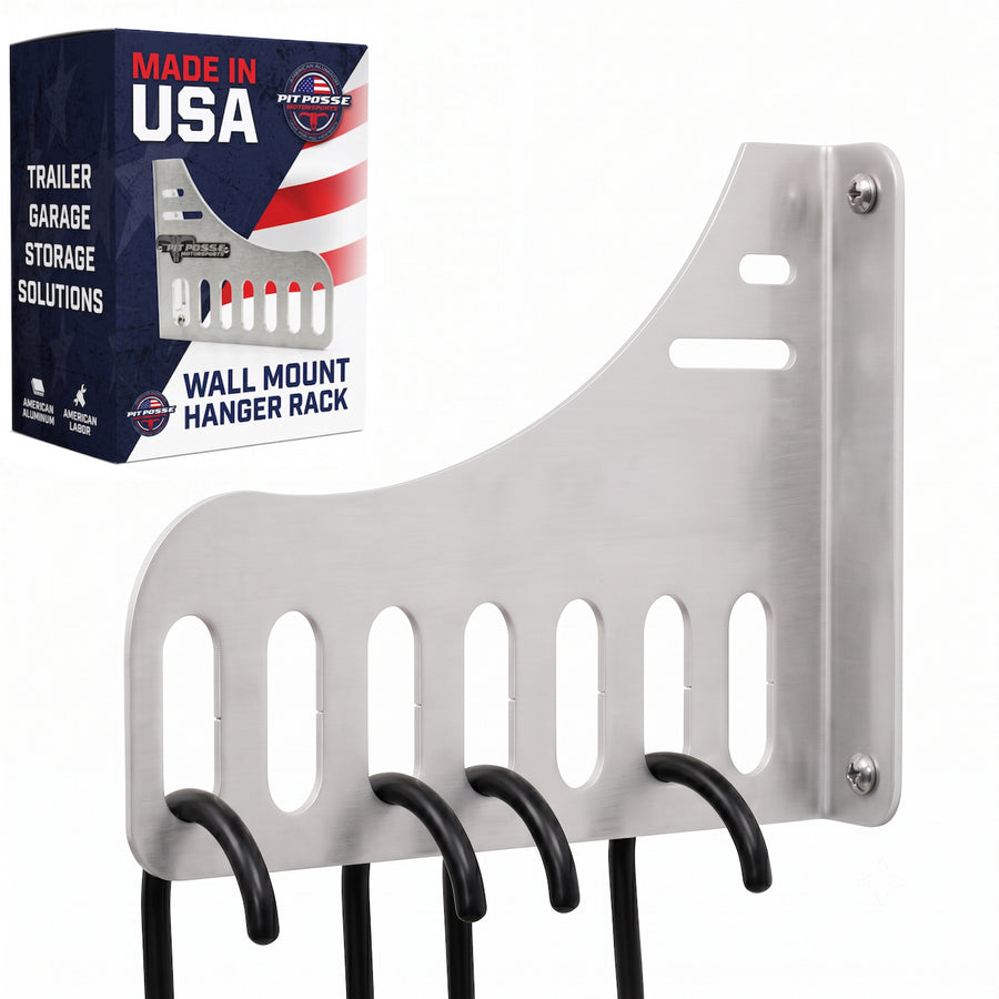 Pit Posse Wall Mount Clothing Garment Hanger Rack product image