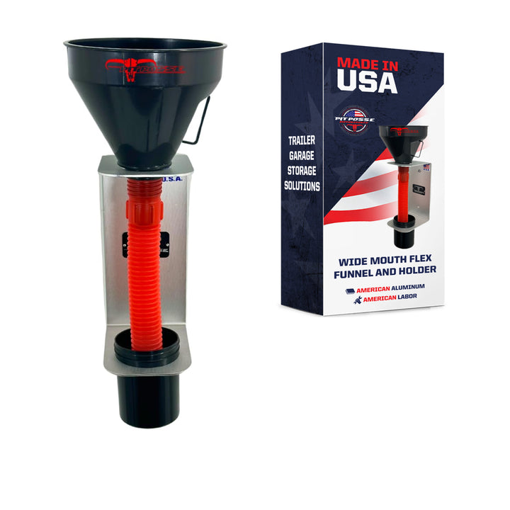 Pit Posse Wide Mouth Flex Funnel and Holder product image