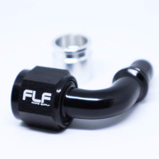 ptfe crimp hose end 90 (Large)