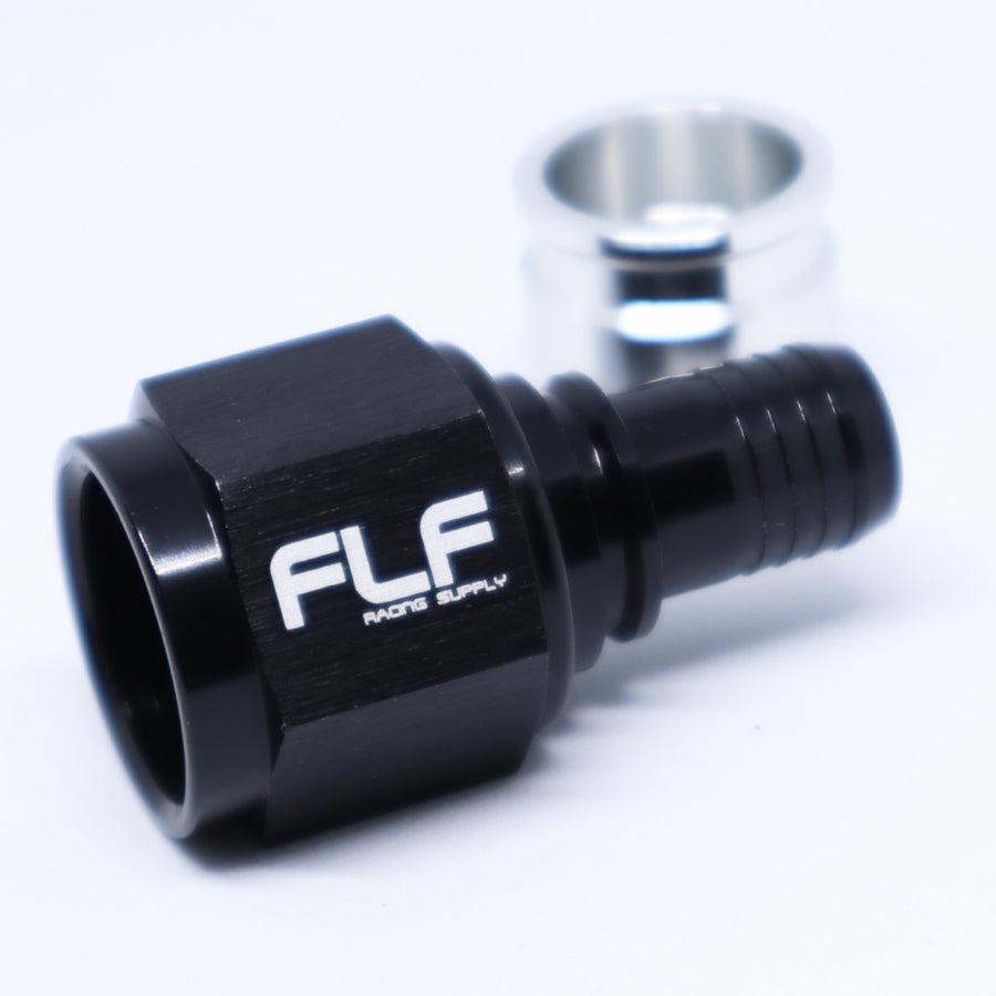 ptfe crimp hose end straight (Large)