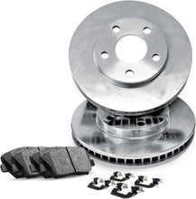 Load image into Gallery viewer, R1 Concepts rear brake kit with rotors and ceramic pads for Jeep Cherokee 2014-2021