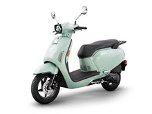 Scootstar Modstar 150 green scooter retro styled 150cc commuter scooter